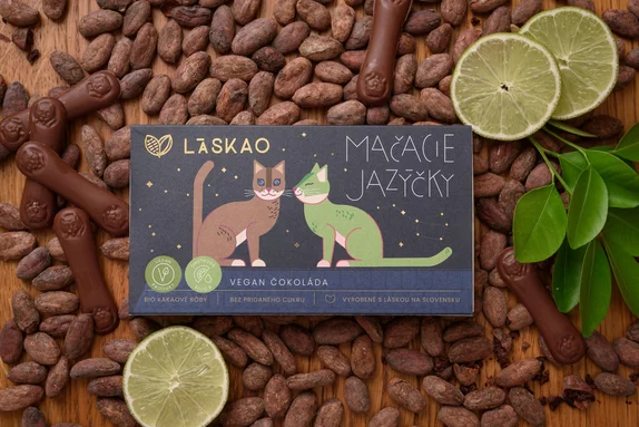 mačacie jazýčky s limetkou mačacie jazýčky s limetkou